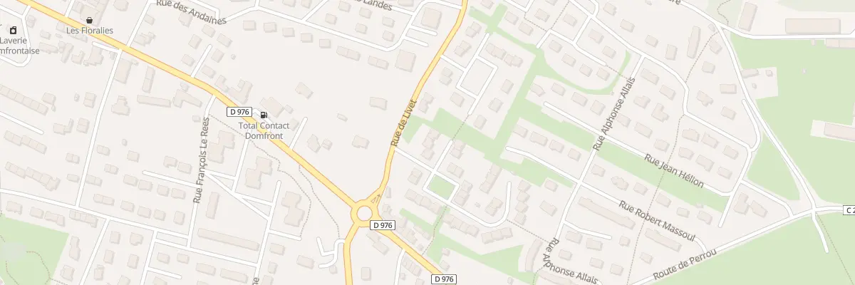 Plan du 2 Rue Henri 1er Beauclerc à Domfront en Poiraie