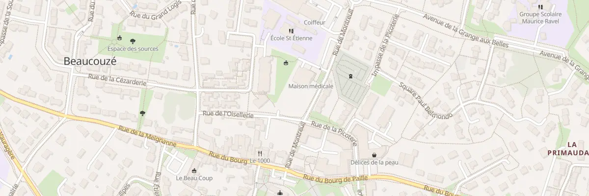 Plan du 3 Rue de Montreuil à Beaucouzé