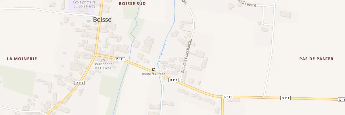 Plan du 5 Rue des Blanchardes à Marsais