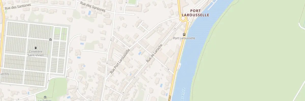 Plan du 47 Rue de Laroche à Saintes