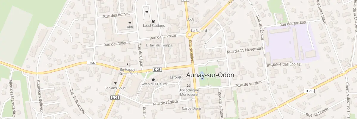 Plan du 4 Rue du 12 Juin 1944 - Aunay aux Monts d’Aunay