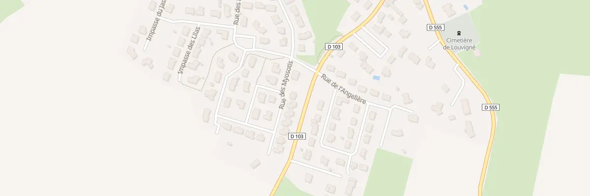 Plan du 32 Rue des Myosotis à Louvigné
