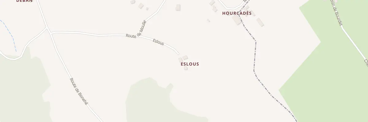 Plan du 5055 Eslous à Mesplède