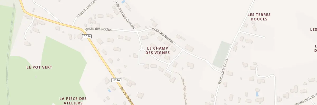 Plan du 3 Lot Hameau du Champ des Vignes à Saint-Vaize