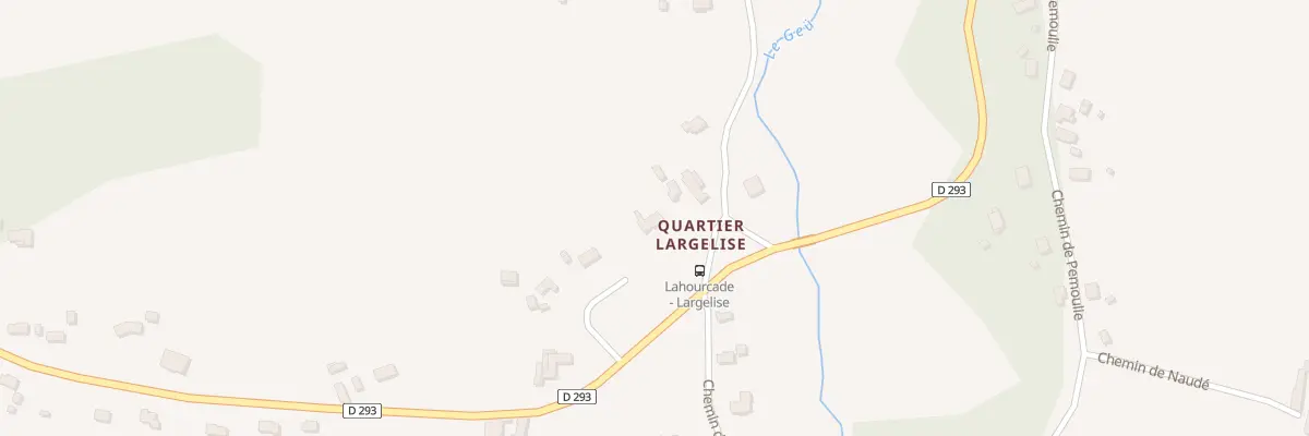 Plan du 7 Che de Suberbie à Lahourcade