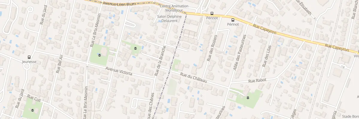 Plan du 19B Rue du Château à Bordeaux