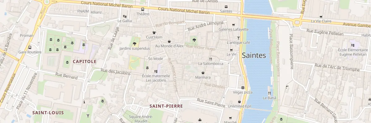 Plan du 12 Rue de la Souche à Saintes