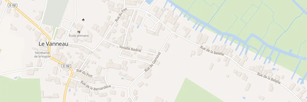 Plan du 4 Rue de Gemond au Vanneau-Irleau