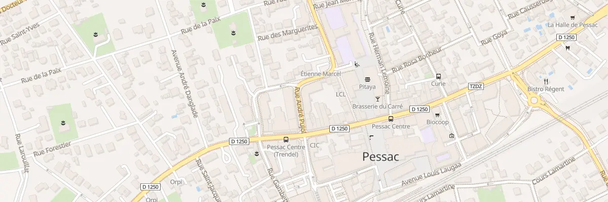 Plan du 7 Rue Etienne Marcel à Pessac