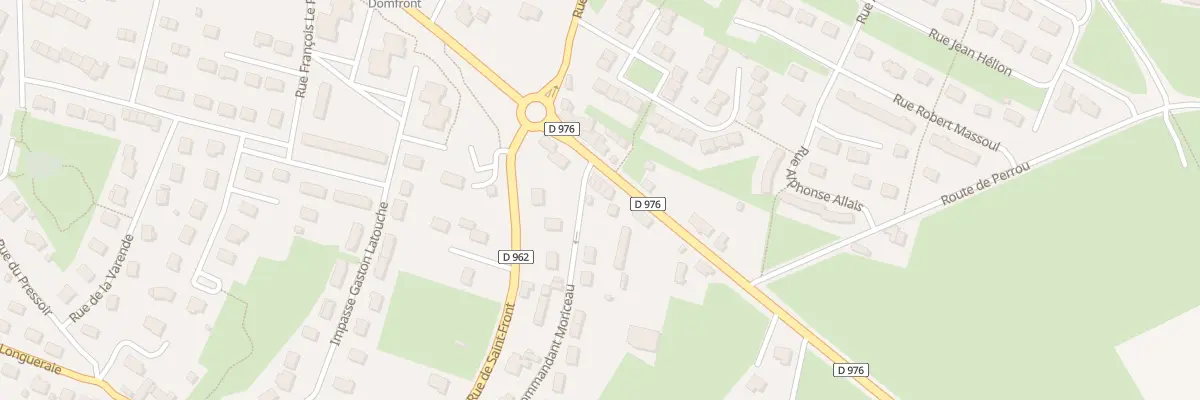 Plan du 98 Rue du Maréchal Foch à Domfront en Poiraie