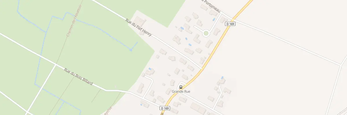 Plan du 9 Rue du Fief Henry à Prin-Deyrançon