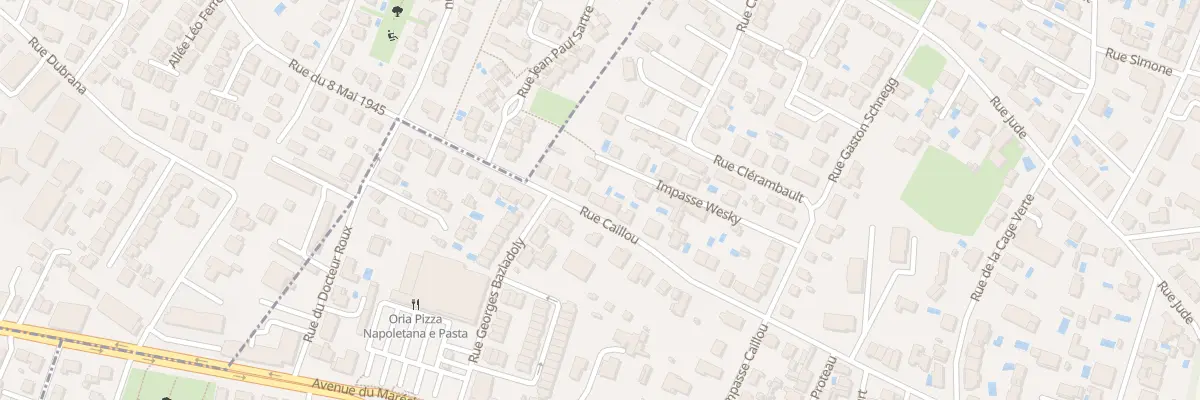 Plan du 53 Rue Caillou à Bordeaux