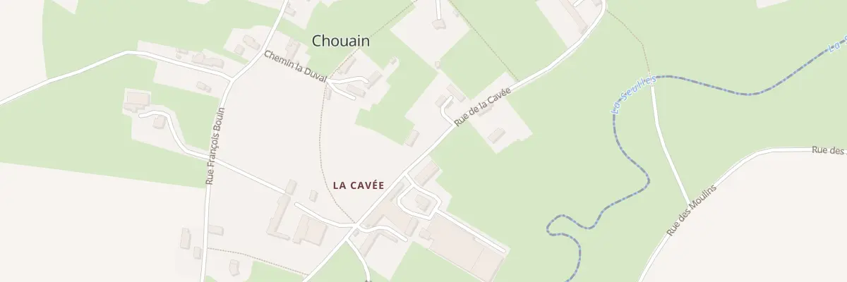 Plan du 252 Rue de la Cavée à Chouain