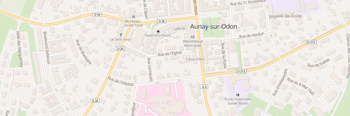 Plan du 5B Rue de l’Eglise - Aunay Odon aux Monts d’Aunay