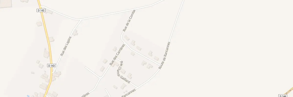 Plan du 6 Rue de la Combe à Champagnolles