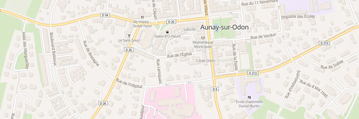 Plan du 7 Rue de l’Eglise - Aunay Odon aux Monts d’Aunay