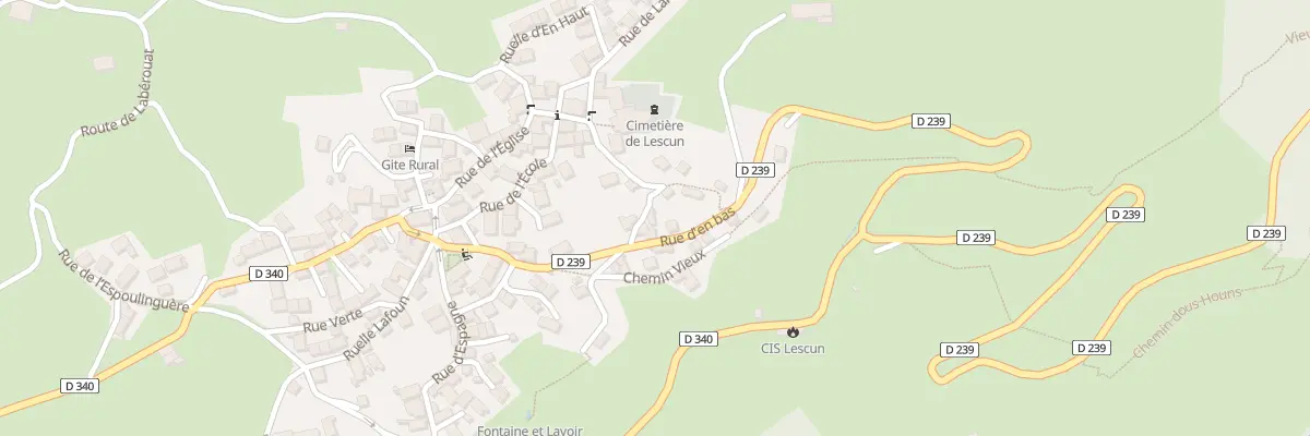 Plan du 1 Rle du Béziat à Lescun