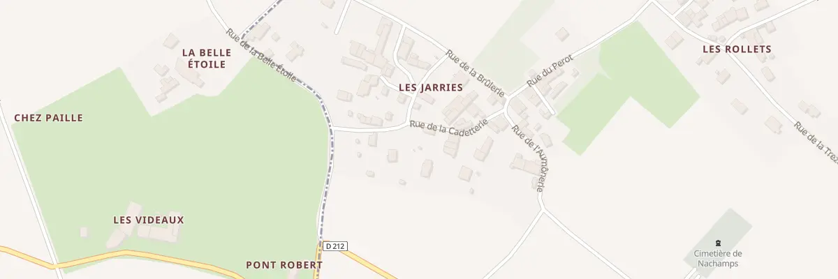 Plan du 9 Rue de la Cadetterie à Nachamps