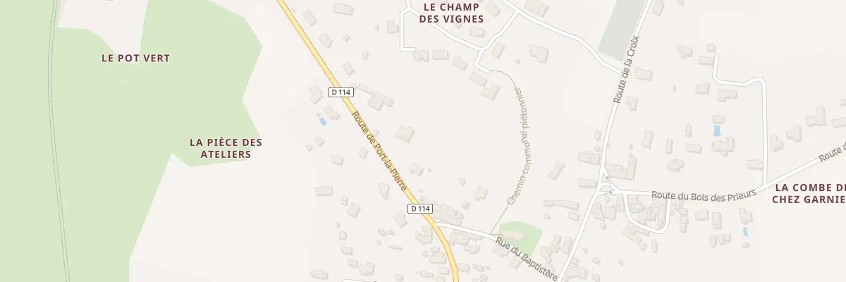 Plan du 38 Rte de Port la Pierre à Saint-Vaize
