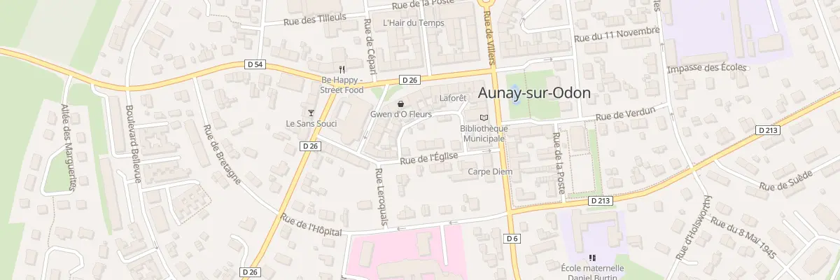 Plan du 10 Rue de l’Eglise - Aunay Odon aux Monts d’Aunay