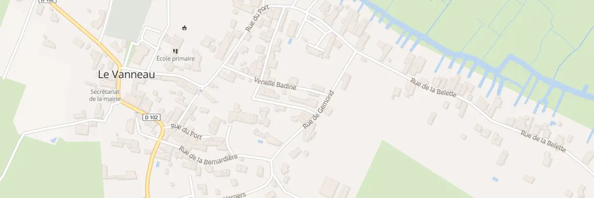 Plan du 12 Rue de Gemond au Vanneau-Irleau