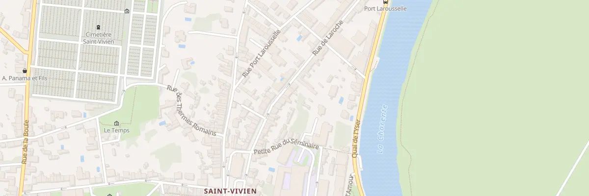 Plan du 26 Rue de Laroche à Saintes