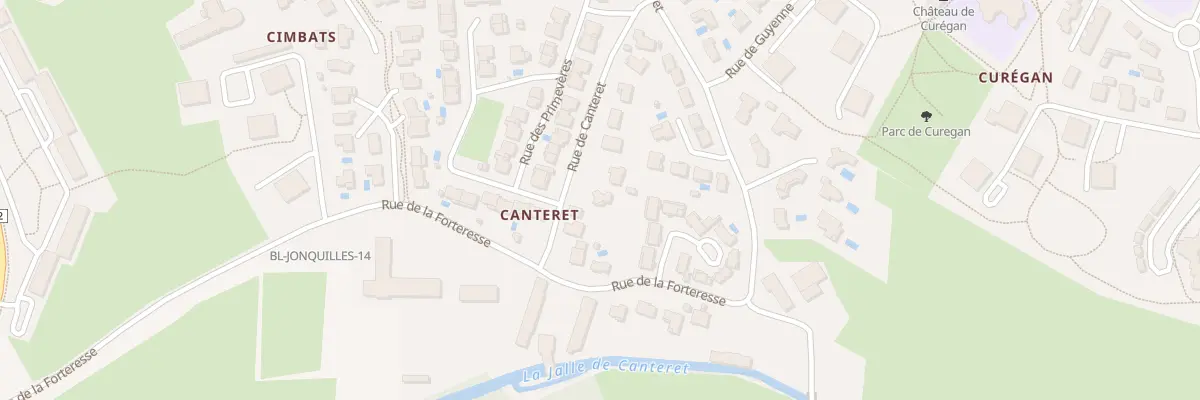 Plan du 28 Rue de Canteret à Blanquefort