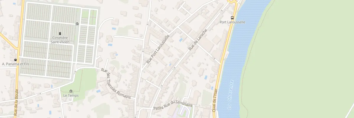 Plan du 29 Rue de Laroche à Saintes