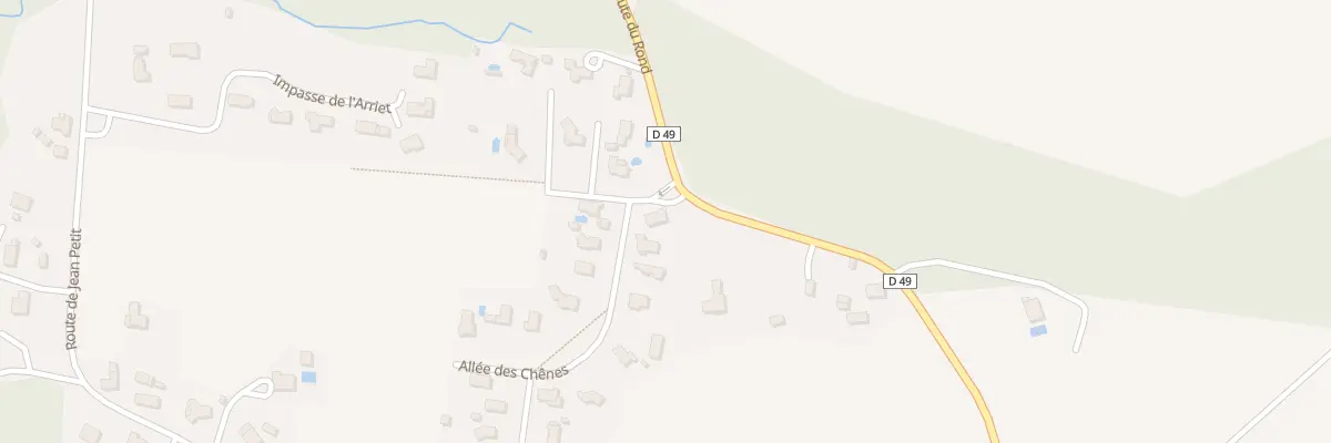 Plan du 59 All des Chênes à Geloux