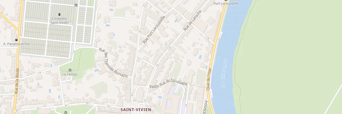 Plan du 24 Rue de Laroche à Saintes