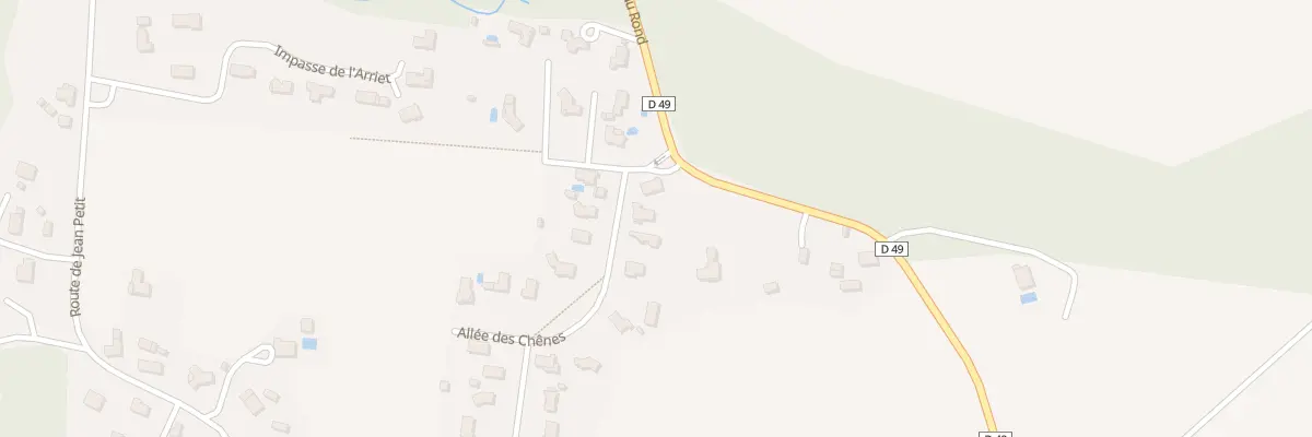 Plan du 61 All des Chênes à Geloux