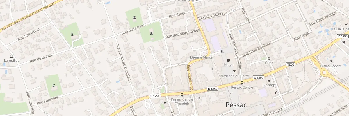 Plan du 16 Rue Etienne Marcel à Pessac
