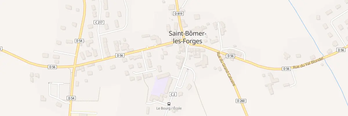 Plan du 4 Rue des Écoles à Saint-Bômer-les-Forges