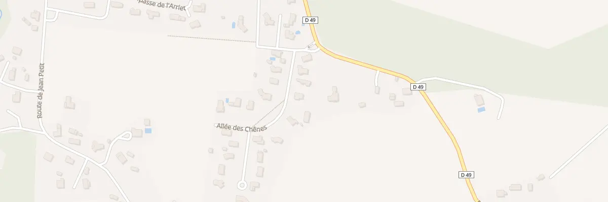 Plan du 125 All des Chênes à Geloux
