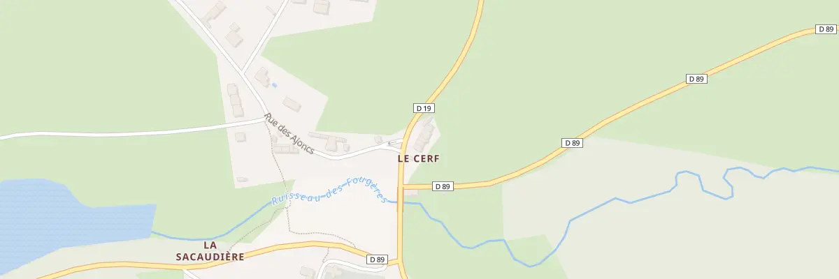 Plan du 5061 Le Cerf à Marillet