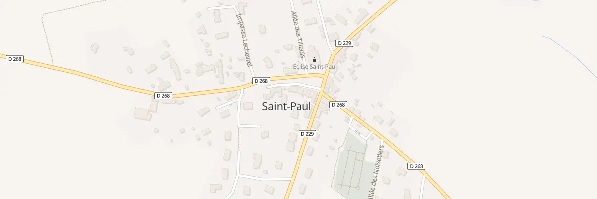 Plan du 10 Pl de l’Eglise à Saint-Paul