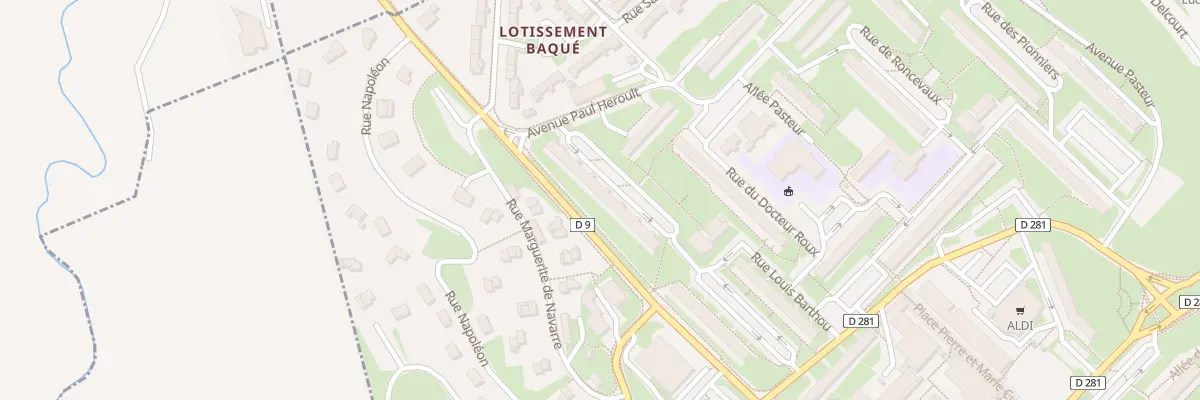 Plan du 5 Rue Gaston Phoebus à Mourenx