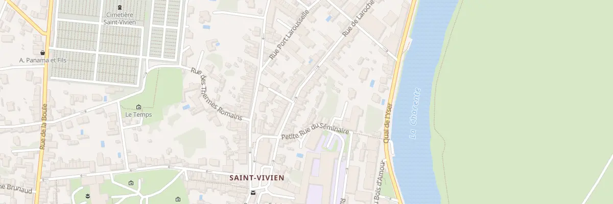 Plan du 16 Rue de Laroche à Saintes
