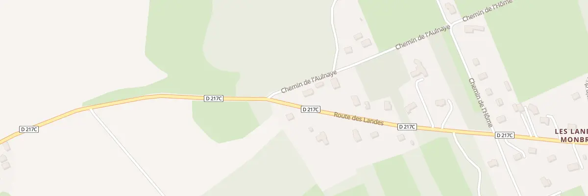 Plan du 1 Rte des Landes à Villy-Bocage