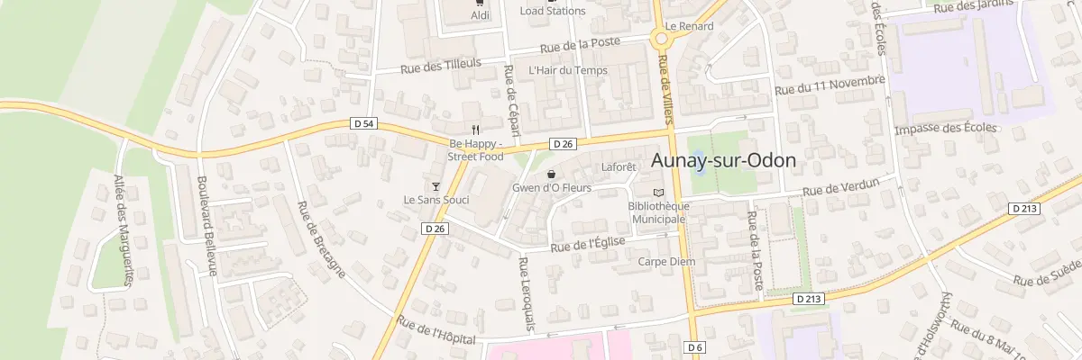 Plan du 25 Rue du 12 Juin 1944 - Aunay aux Monts d’Aunay