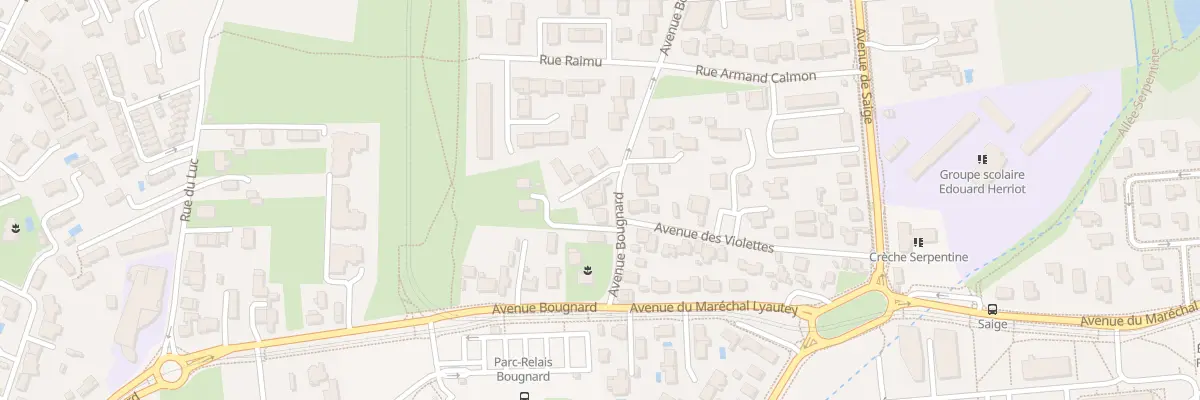 Plan du 28B Av Bougnard à Pessac