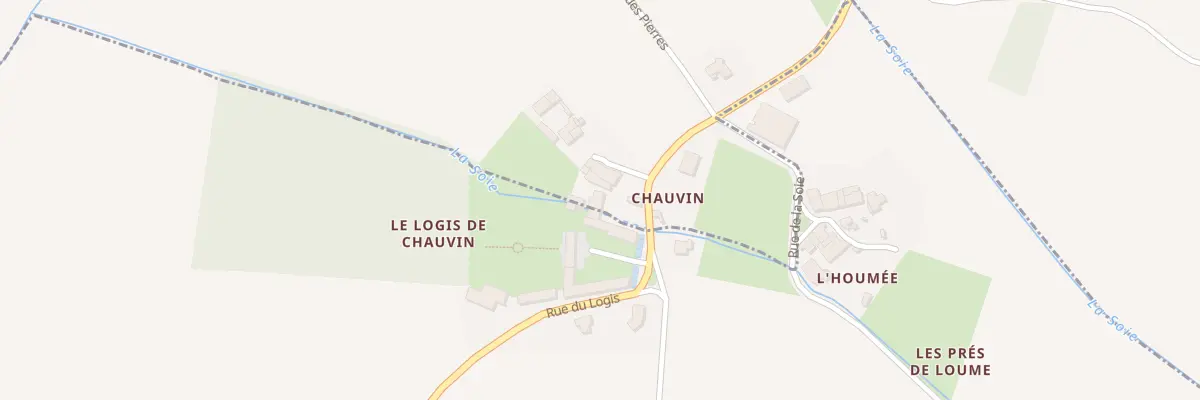 Plan du 12 Rte de Chantemerle à Saint-Loup