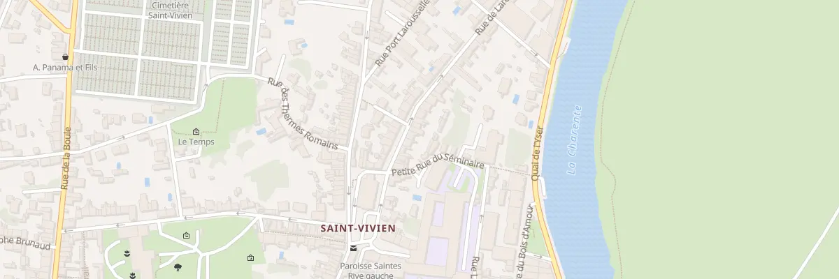 Plan du 10 Rue de Laroche à Saintes