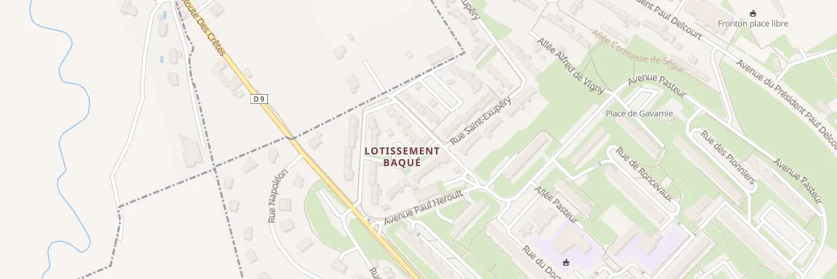 Plan du 1 Rue Saint-Vincent De Paul à Mourenx