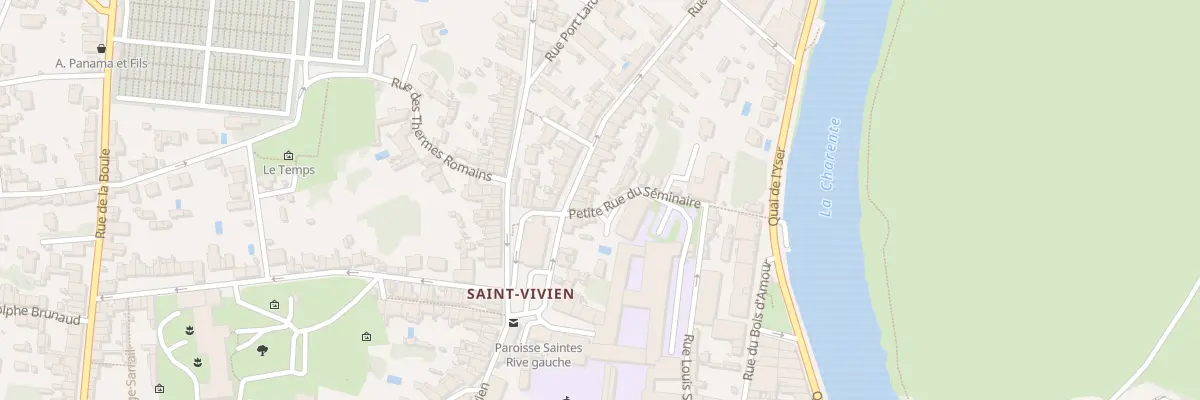 Plan du 4 Rue de Laroche à Saintes
