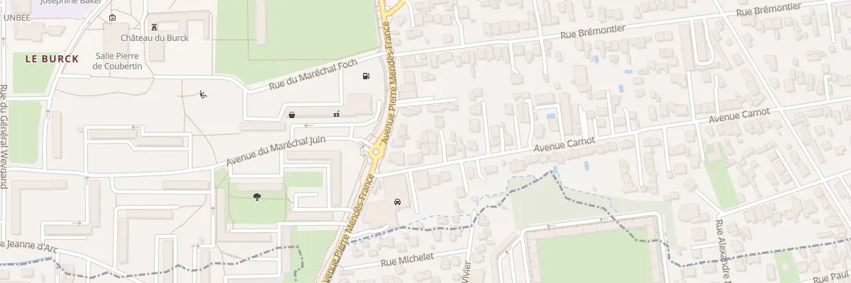Plan du 107 Av Carnot à Mérignac