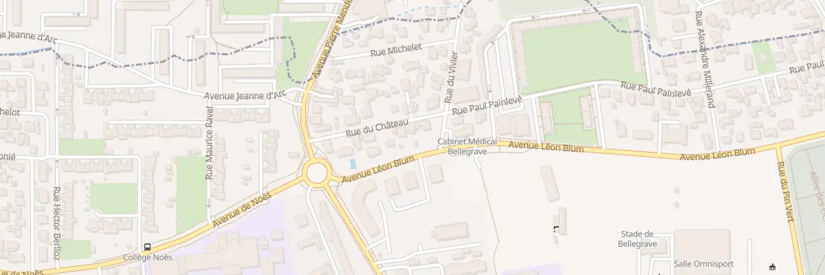Plan du 3 Rue du Château à Pessac