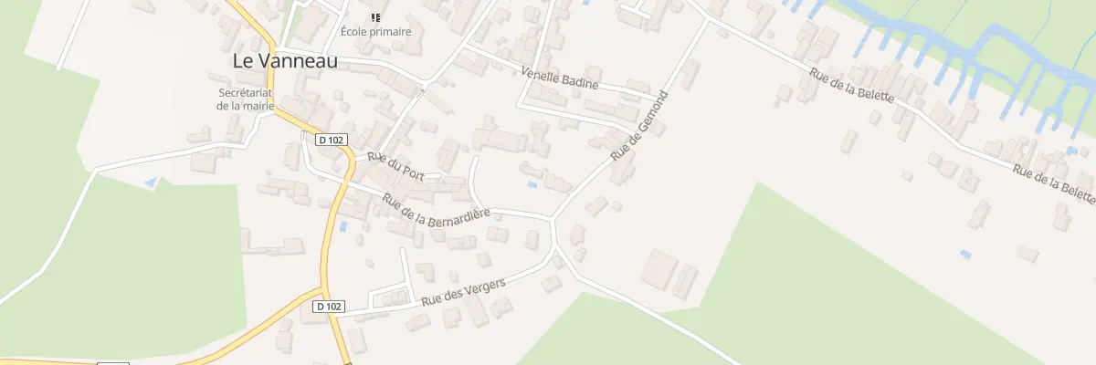 Plan du 32 Rue de Gemond au Vanneau-Irleau