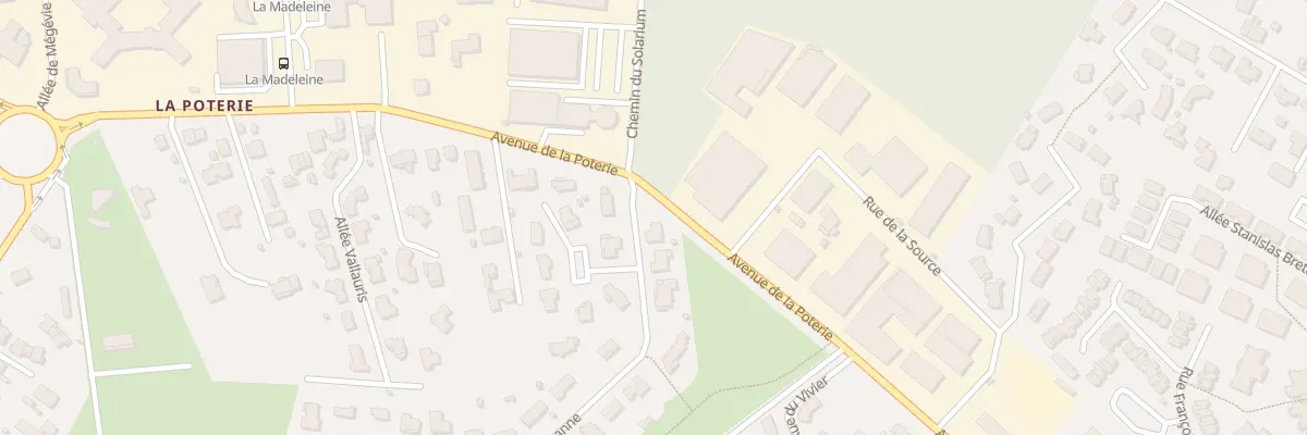 Plan du 1 All Paul Cézanne à Gradignan