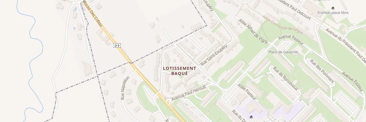 Plan du 3 Rue Saint-Vincent De Paul à Mourenx